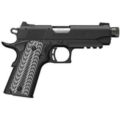 Browning 1911-22 22 Long Rifle Black Label Pistol Suppressor Ready 4.25"Threaded Barrel 10 Round and Gray - Buy A Gun