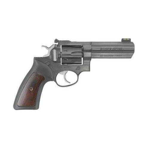 Ruger GP100 Revolver 357 Mag 4.20" Barrel Adjustable Sights Blue Finish Rubber With Hardwood Inserts 7 Shot Model 1772 - Buy A Gun