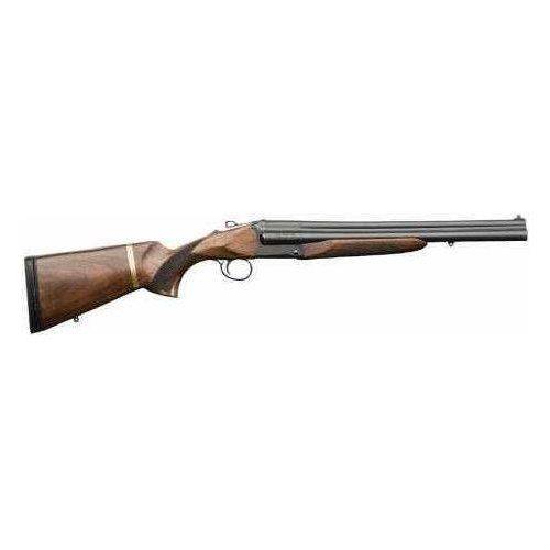 Chiappa Triple Threat Shotgun 20 Ga with 18.5-inch barrel, blued finish, and wood stock. A unique triple-barrel shotgun for collectors and enthusiasts.