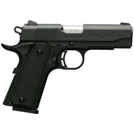 Browning 1911-380 Black Label Compact 380 ACP Semi-AutomaticPistol 3-5/8" Steel Barrel 8-Round Magazine Capacity - Buy A Gun