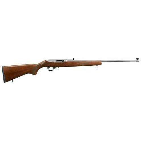 Ruger Rifle 10/22 22 Long Stainless Steel Deluxe Sporter Style Wood Stock 22