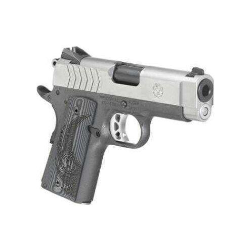 Ruger Sr1911 Pistol 3.6" Barrel 9mm Black G10 Grip Stainless Steel Slide - Buy A Gun