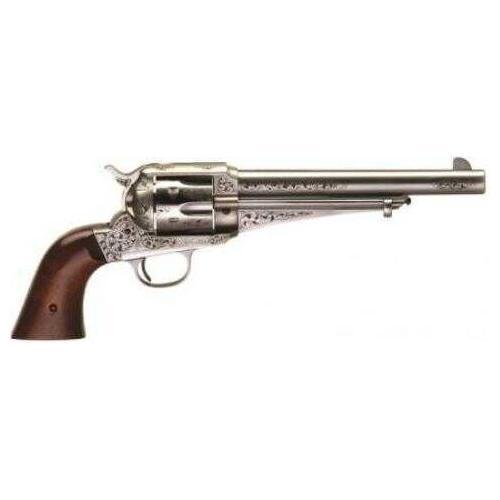 Taylor Uberti 1875 Army Outlaw White Engraved Revolver 357 Mag 5.5" Barrel Model 0168W00L02 - Buy A Gun