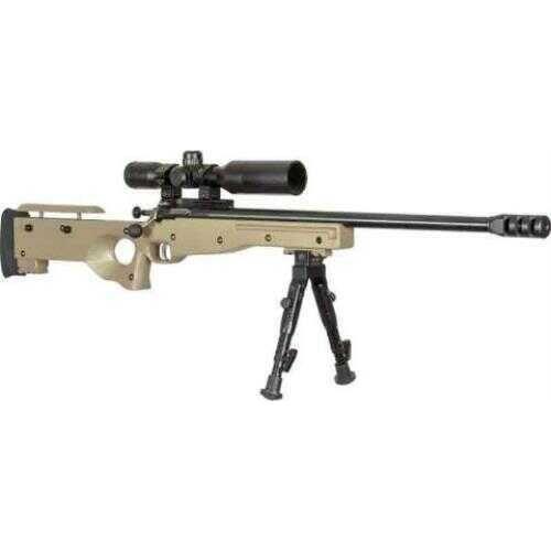 Crickett Precision Rifle 22 Long Blued/Flat Dark Earth Camo Threaded Barrel With Scope 16.50