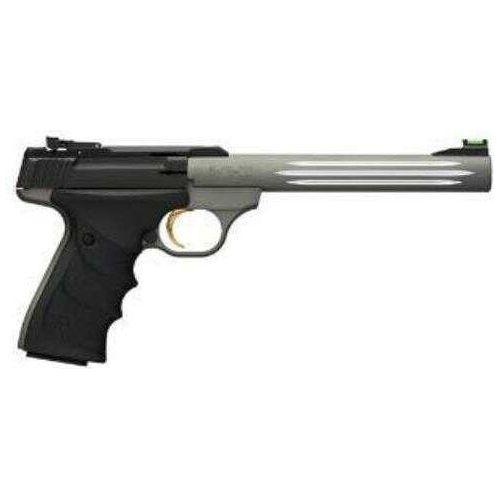 Browning Buck Mark Semi Automatic Pistol 22LR 7.25" Barrel Fluted Light Gray Adjustable Fiber Optic Sights - Buy A Gun