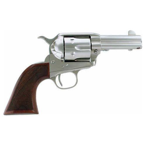 Cimarron Thunderstorm Revolver 45 Colt 3.5" Barrel Pre-War Thunderer Style Checkered Walnut Grip Stainless Steel Finish CA4506TSM10G27 - Buy A Gun