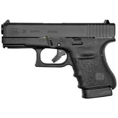 Glock 36F Grains 45 ACP Fixed Sights 3.78