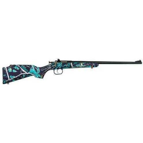 Crickett KSA2172 Bolt 22 Long Rifle 16.125" Barrel Synthetic Muddy Girl Serenity Stock Blued