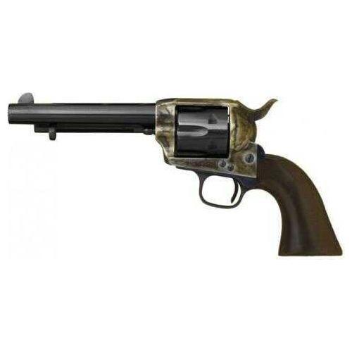 Cimarron Pietta USV Artillery Revolver 45 Colt 5.5" Barrel 6 Round Old Model Case Hardened Fixed Sights Walnut Grip With RAC Caratouche Standard Blue Finish PP513M00 - Buy A Gun