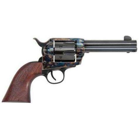 Traditions Revolver 1873 SA 44 Magnum Color Case Hardened Wood Grip 4.75" Barrel Frontier Series - Buy A Gun