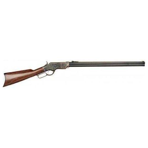 Cimarron 1860 Henry Steel Frame 44-40 Winchester 24" Barrel Case Hardened Standard Blued Finished Rifle