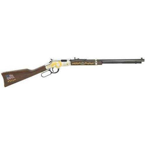 Henry Repeating Arms Rifle H004ms2 Lever Action Golden Boy 22LR 20" Octagon Barrel Military 2nd Edition