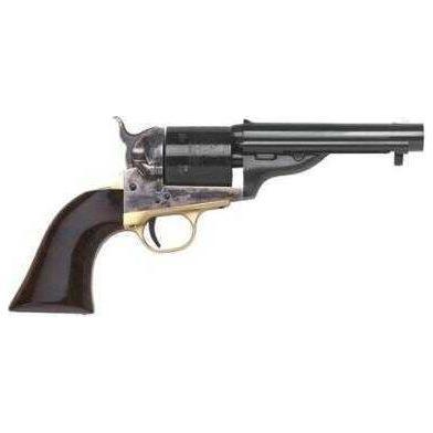 Cimarron Open Top Navy Revolver 44Special / Colt / Russian 4.75" Barrel Case Hardened 1-Piece Walnut Grip Standard Blue CA9003 - Buy A Gun