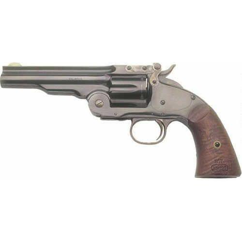 Cimarron Model No.3 Schofield 38 Special Single Action Revolver 5" Barrel 6 Round Walnut Grip Blued - Buy A Gun