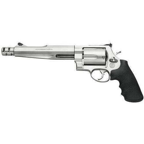 Smith & Wesson M500 500 S&W 7.5" Barrel Hogue Grip Stainless Steel 5 Round Revolver 170299 - Buy A Gun