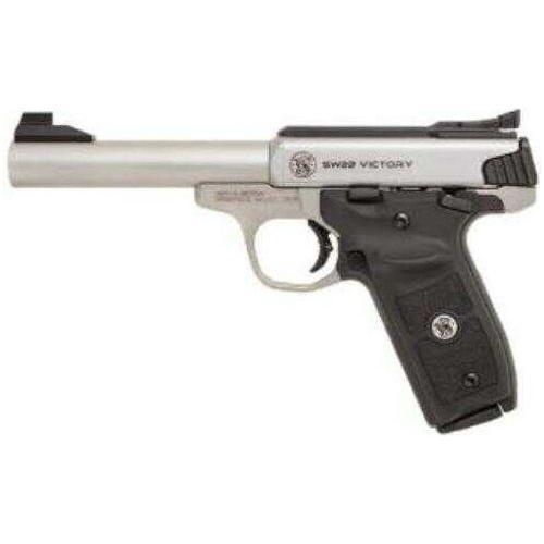 Smith And Wesson Sw22 Victory Target Pistol 22 Long Rifle 5.5" Bull Barrel Stainless Steel 10 Round - Buy A Gun