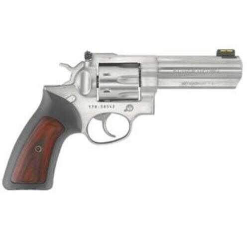 Ruger Gp100 Revolver 357 Mag 4.2" Barrel Stainless Steel Adjustable Fiber Optic Rubber/wood Grip 7 Round - Buy A Gun