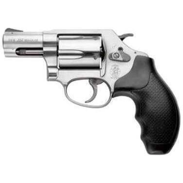 Smith & Wesson J-Frame 60 Revolver .357 Mag 2.125" Barrel Stainless Steel Frame Satin Finish Rubber Grip 5 Rounds 162420 - Buy A Gun