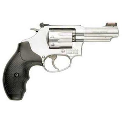 S&W Model 63 Revolver .22 LR 3" Barrel 8 Rounds Fiber Optic Front Sight Black Synthetic Grips Satin Stainless Steel Finish 162634 - Buy A Gun