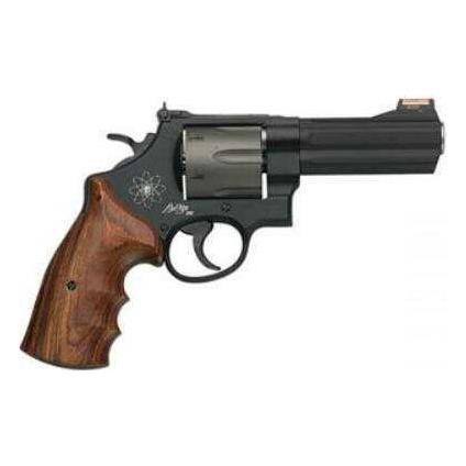 S&W Model 329PD Revolver .44 Magnum 4" Barrel 6 Round Adjustable Rear Sight Fiber Optic Front Scandium Frame Wood Grips Black Finish 163414 - Buy A Gun