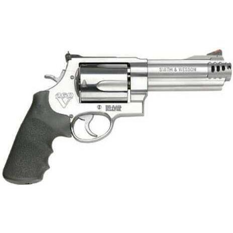 Smith & Wesson 460XVR Revolver Double Action .460 SW 5" Barrel Stainless Steel Frame Satin Finish Adjustable rear Sight Rubber Grip Rounds 163465 - Buy A Gun