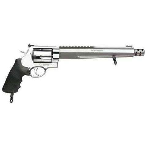 Smith & Wesson 460XVR Extra-Large .460 SW 10.5" Barrel Stainless Frame Finish Rubber Grips Adjustable Sights 5Rd 170262 - Buy A Gun