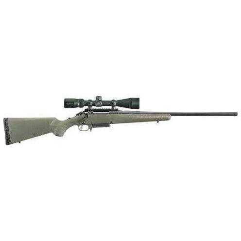 Ruger American Rifle Bolt Action With Vortex Crossfire II Riflescope 6.5 Creedmoor Moss Green Finish