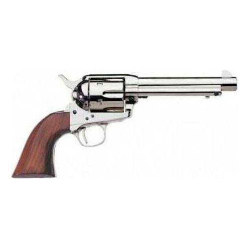 Revolver Taylor/Uberti 1873 Cattleman 357 Magnum 5.5" Barrel 6 Round Nickel Finish Walnut Grip - Buy A Gun