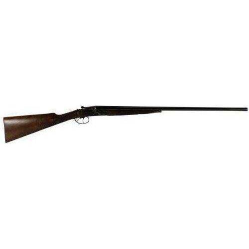 Dickinson Arms Plantation Side by Side Shotgun 28 Gauge with 28-inch barrel and double triggers. Classic wooden stock and blued steel finish.