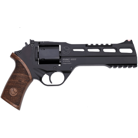 Chiappa Rhino 60SAR Double Action Revolver 357 Magnum 6" Barrel 6 Shot Wood Grips Black - Buy A Gun