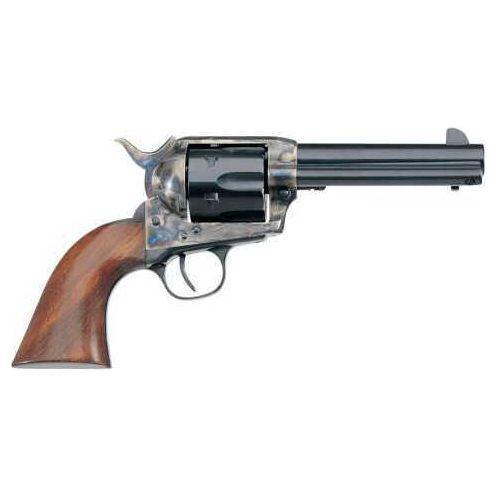 Taylors and Company 1873 Cattleman New Frame Model Tuned 45 Long Colt 4.75" Barrel 6 Shot Walnut Navy Sized Grip CCH Blued - Buy A Gun