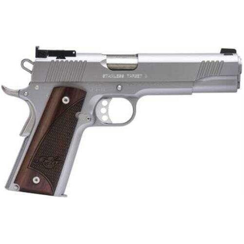 Kimber Stainless Target II .45 ACP 5" Barrel Steel Pistol Adjustable Sights 7rd Magazine Rosewood grips - Buy A Gun