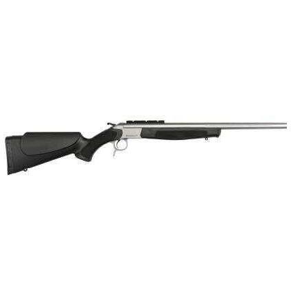 CVA Scout V2 44 Magnum 22" Barrel Stainless Steel Finish Black Synthetic Stock Included Weaver Rail Break Action Rifle