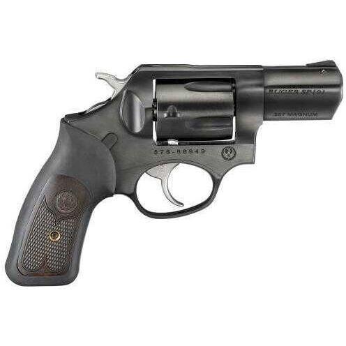 Ruger SP101 Revolver 357 Magnum 2.25" Barrel 5 Shot Black Rubber Grip With Wood Insert Blued Finish - Buy A Gun