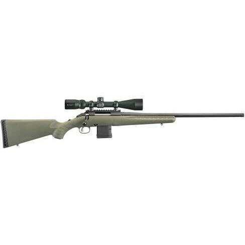 Ruger American Predator Bolt Action Rifle With Scope 223 Remington 22" Barrel 10 Round Capacity Synthetic Moss Green Stock