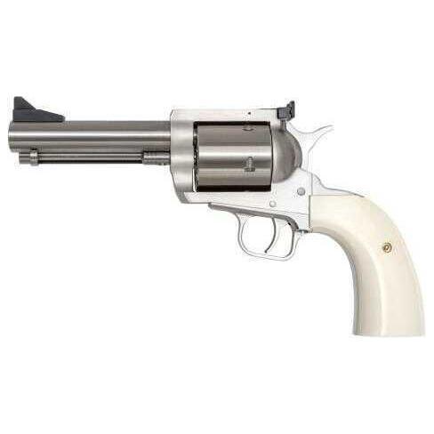 Magnum Research BFR Revolver .500 JRH 5.5" Barrel 5 Rounds Short Cylinder Model Fixed Front/Rear Adjustable Sight Brushed Stainless Steel Finish - Buy A Gun