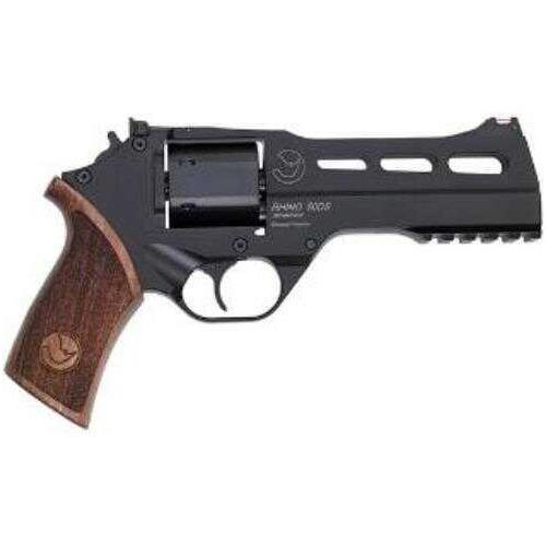 CHIAPPA RHINO 357 Revolver MAG 5" Barrel 6 Round Wood Grip Black Finish - Buy A Gun