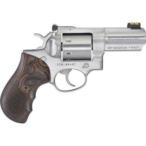 Ruger GP100 .357 Magnum/.38 Special Revolver 3" Barrel 6 Round Stainless/Wood Finish - Buy A Gun