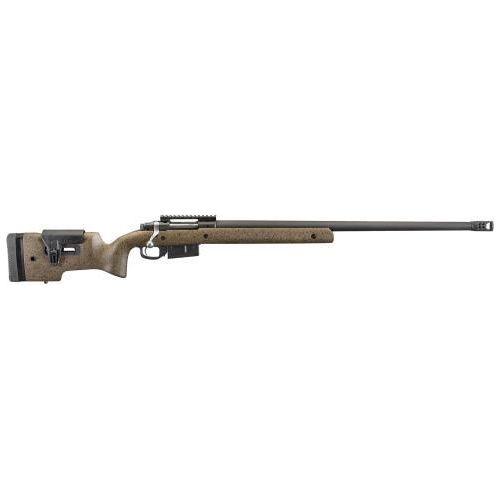 Ruger Hawkeye Long Range Target Bolt Action Rifle 6.5 Precision Cartridge (PRC) 26" Barrel 3+1 Laminate Brown/Black Stock with Adjustable Comb