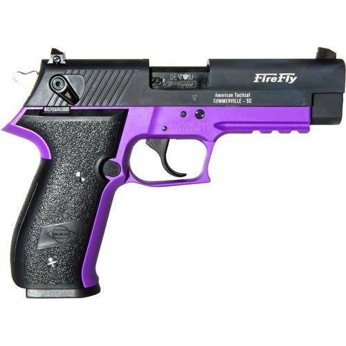 German Sport Firefly Semi-Automatic Pistol .22 Long Rifle 4" Barrel 10 Round Black/Purple Finish - Buy A Gun