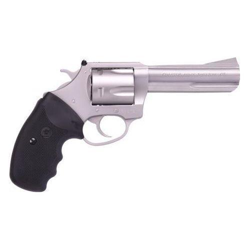 Charter Arms Pitbull Revolver 9mm 4.33" Barrel 5 Round Stainless Steel Black Rubber Grip - Buy A Gun