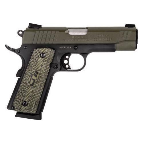 Taurus 1911 Commander Pistol 45 ACP 4.2" Barrel 8 Round Cerakote Mil-Spec Green Finish Novak Sights - Buy A Gun