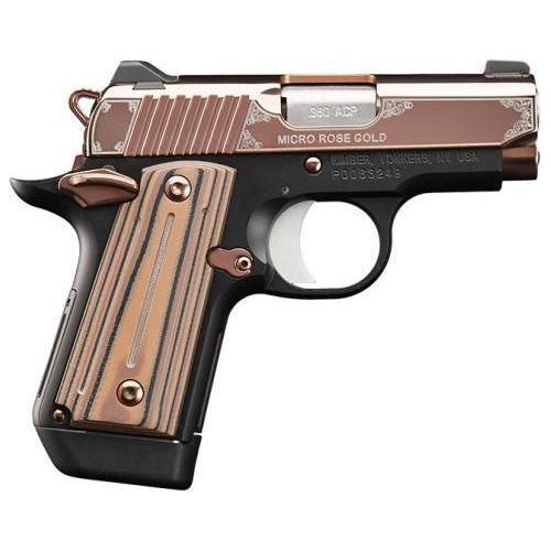 Kimber Micro 380acp Rose Gold 2.75" Barrel 7+1 Capacity Tritium Night Sights G10 Grips - Buy A Gun