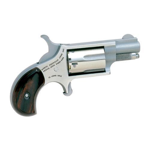 North American Arms Mini Revolver 1 1/8" Barrel CA Legal 22 Long Rifle 5 Shot Rosewood Bird's Head Grip - Buy A Gun