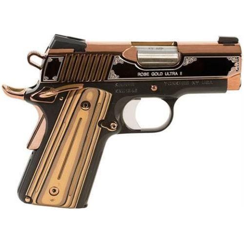 Kimber 9mm Rose Gold Ultra ll 3" Barrel 8+1 Capacity Matte Black/PVD Finish Tacticle Wedge Sights G10 Grips - Buy A Gun