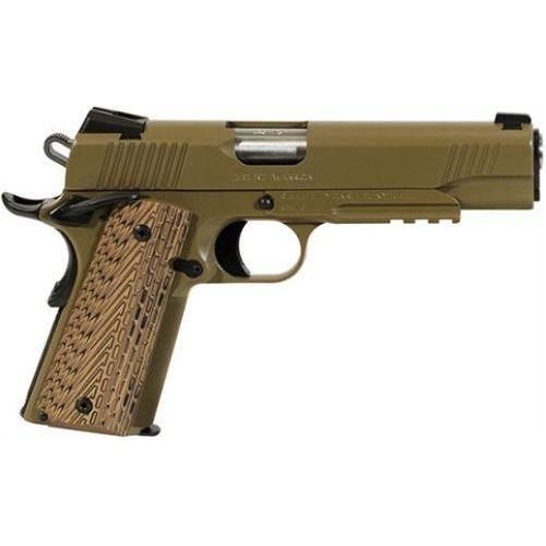 Kimber 45acp Desert Warrior 5" Barrel 7+1 Capacity Tan Finish Tritium Night Sights G10 Grips - Buy A Gun