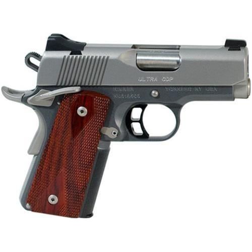 KIMBER 9MM ULTRA CDP 3" Barrel 8+1 Capacity Rosewood Grips Charcoal Gray/Satin Stailess Finish - Buy A Gun