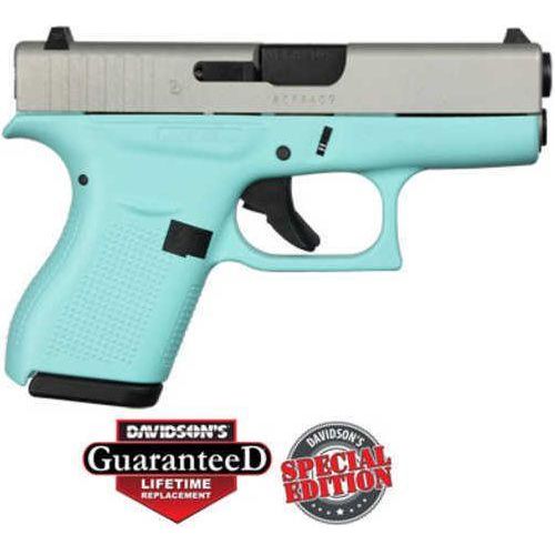 Glock 42 Robin's Egg Blue .380ACP 3.26" Barrel 6 Round Capacity - Buy A Gun