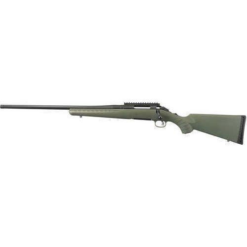 Ruger American Predator Left Handed Bolt Action Rifle 7mm-08 Remington 22" Barrel 4 Round Capacity Synthetic Moss Green Stock Black