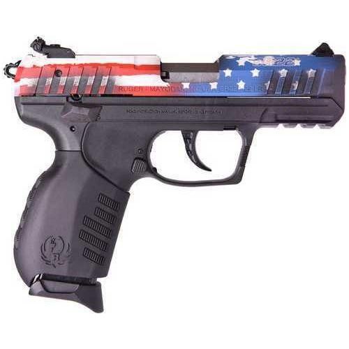 Ruger SR22 22 Long Rifle 10+1 Round Capacity 3.5" Barrel Cerakote American Flag Pattern Finish - Buy A Gun